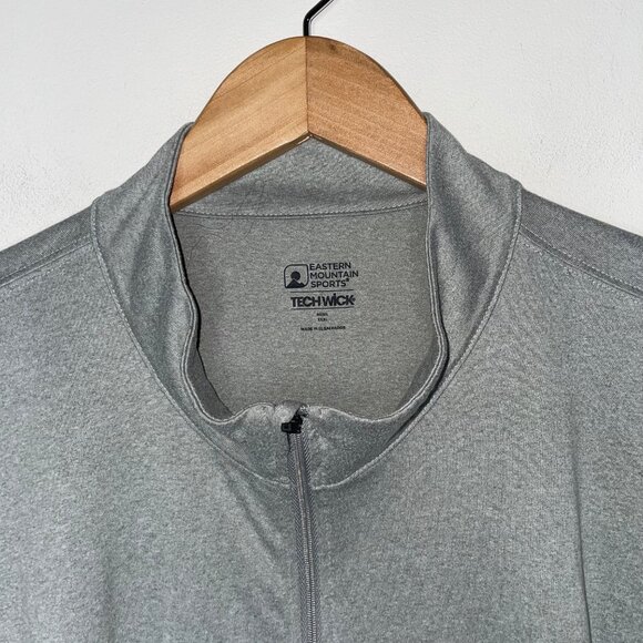 EMS Eastern Mountain Sports Techwick Gray 1/4 Zip Performance Pullover Mens XXXL - Picture 3 of 9